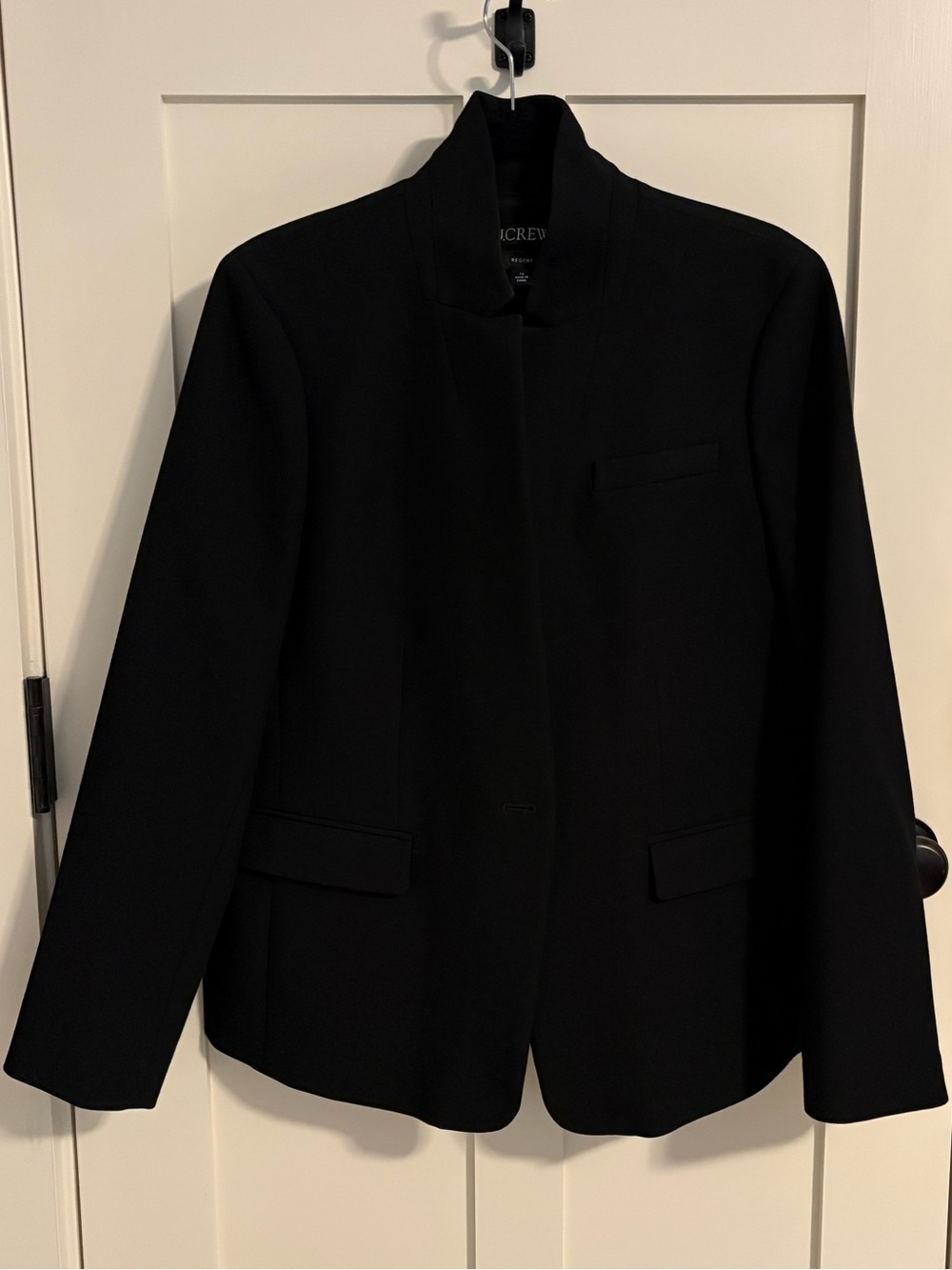 J. Crew Black Regent Blazer